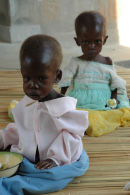 Children on nutrition program, Ibulanku, Uganda